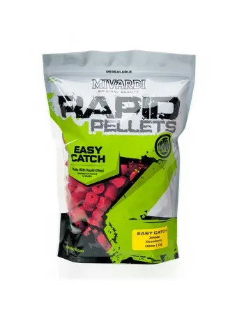 Пелети за риболов Mivardi Rapid Easy Catch Pellets, Strawberry, 1 кг