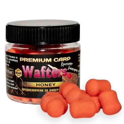 Балансирани дъмбели за фидер FilStar Premium Carp Wafters, Honey
