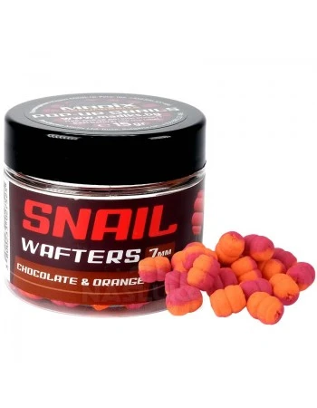 Вафтери за метод фидер Madix Snail Wafters 7мм, Chocolate Orange