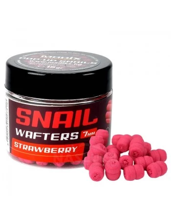 Вафтери за метод фидер Madix Snail Wafters 7мм, Strawberry