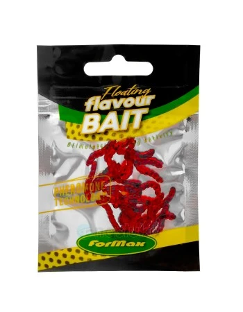 Изкуствена плаваща стръв Formax Red BloodWorm - Large, Red Salmon, 25 бр.