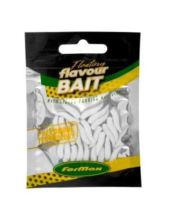 Изкуствена плаваща стръв - бял червей Formax Maggot, White Salmon, 25 бр.