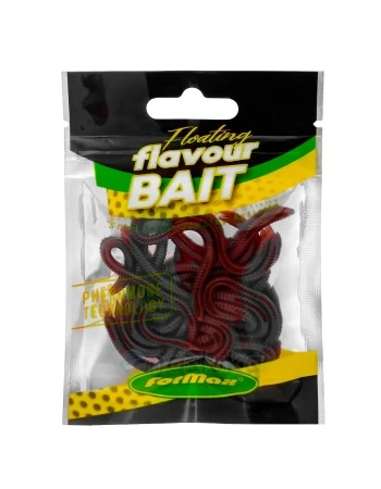 Изкуствена плаваща стръв - земен червей Formax Worm Thin, Brown Salmon, 10 бр.