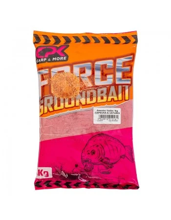 Захранка CPK Force Groundbait Capsuna & Usturoi / Ягода-Чесън, 1кг
