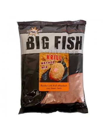Захранка Dynamite Baits Groundbait Big Fish, Krill Method Mix, 1.8кг