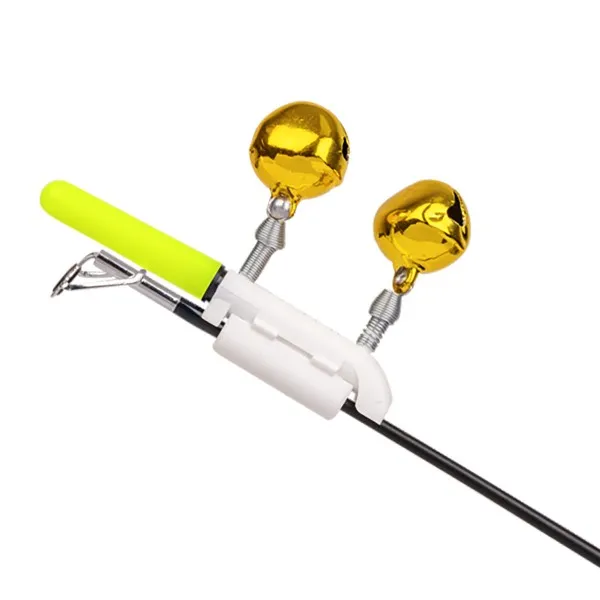 LED индикатор със звънец за връх Zebco Trophy Battery Bell Light 1.5-4 мм, Green — снимка 3