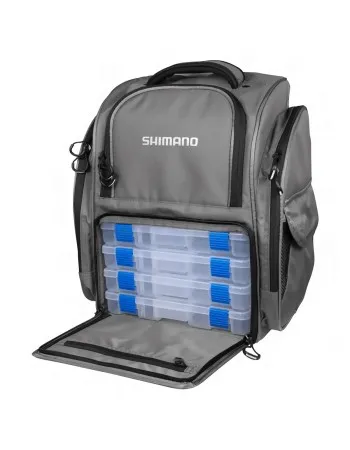 Риболовна раница с 4 кутии Shimano Back Pack & Tackle Box