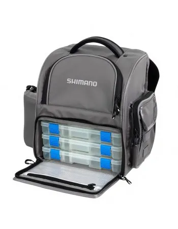Риболовна раница с 3 кутии Shimano Back Pack & Tackle Box, Medium