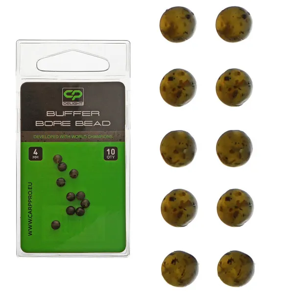 Мъниста - протектори за монтажи Carp Pro Delight Buffer Bore Bead, 10 бр. — снимка 1