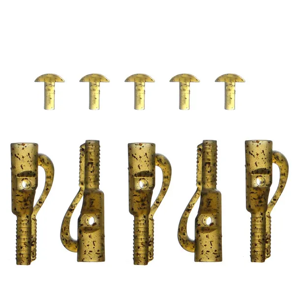 Клипсове за шаранджийски монтажи Carp Pro Delight Lead Clip With Pin, 5 бр. — снимка 2