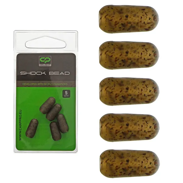 Протектори за възли и монтажи Carp Pro Delight Shock Bead, 5 бр. — снимка 1