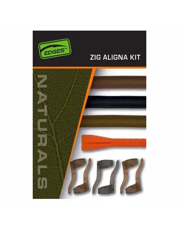 Аксесоари за zig-rig монтажи Fox Edges Naturals Zig Aligna Kit - Olive, Khaki, Black