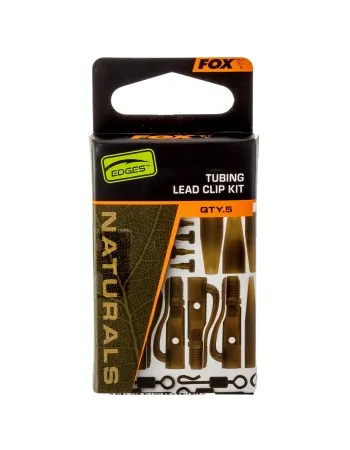 Аксесоари за шаранджийски монтажи Fox Tubing Lead Clip Kit, Naturals, 5 бр.