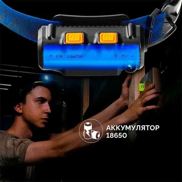 LED челник W691-2 със сензор за движение и USB Type-C — снимка 4