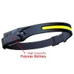 Водоустойчив USB LED челник със сензор за движение 001-1 - за риболов и къмпинг