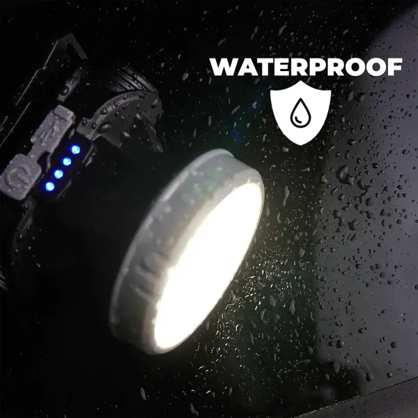 LED челник KX308 с USB Type-C и 4 режима на светене — снимка 6