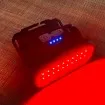 LED челник KX-309 с бяла и червена светлина USB Type-C - за риболов и къмпинг