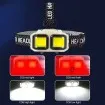 LED челник HX-816 със сензор и USB зареждане - за риболов и къмпинг