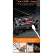 LED челник T145 със сензор за движение и USB Type-C - за риболов и къмпинг