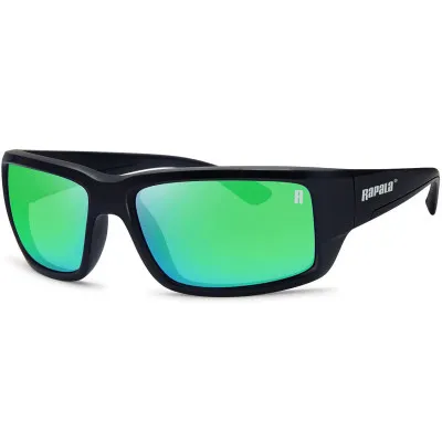 Слънчеви поляризирани очила Rapala Sportsman's Amberjack Matte Black - Green Mirror, RA4520