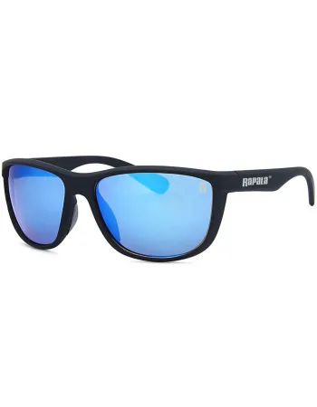 Слънчеви поляризирани очила Rapala Wahoo Matte Black - Blue Mirror, RA4510