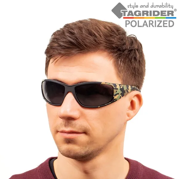 Поляризирани очила за риболов TAGRIDER N01 - Сиви лещи, UV400 — снимка 10
