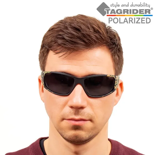 Поляризирани очила за риболов TAGRIDER N01 - Сиви лещи, UV400 — снимка 9