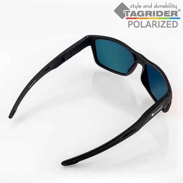 Поляризирани очила TAGRIDER N05 - Оранжеви огледални лещи, UV400 — снимка 4