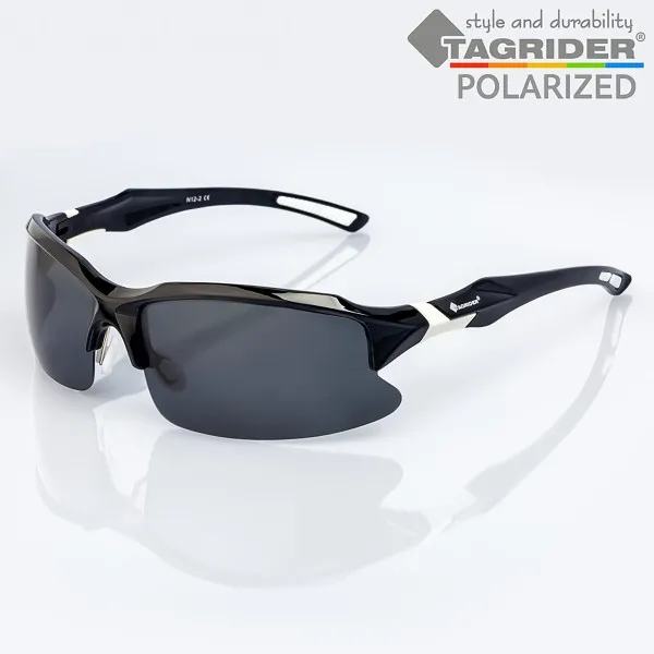 Спортни поляризирани очила TAGRIDER N12 - Сиви лещи, UV400 — снимка 1