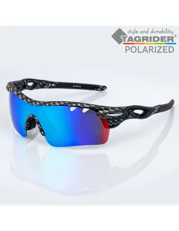 Поляризирани очила TAGRIDER N17 - Сини огледални лещи, UV400