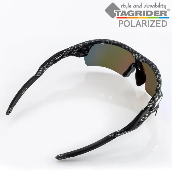 Поляризирани очила TAGRIDER N17 - Сини огледални лещи, UV400 — снимка 4