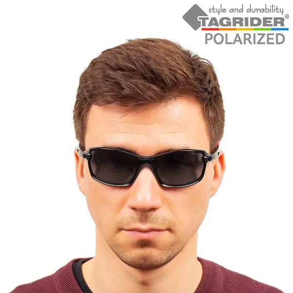 Поляризирани очила TAGRIDER N20 - Сиви лещи, UV400, Топ модел — снимка 9