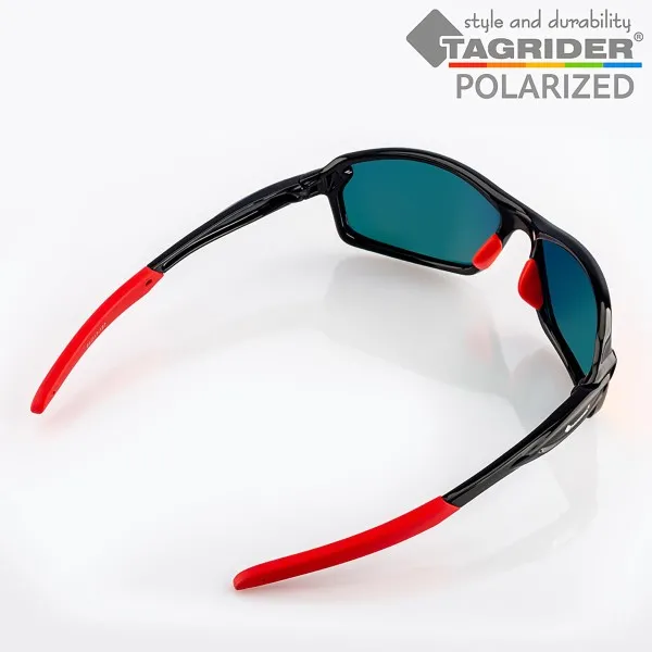 Поляризирани очила TAGRIDER N20 - Оранжеви огледални лещи, UV400 — снимка 4