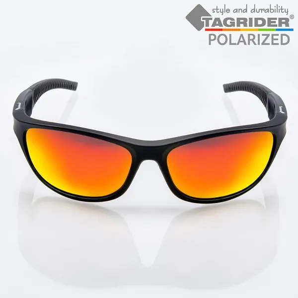 Поляризирани очила TAGRIDER N21 - Оранжеви огледални лещи, UV400 — снимка 2