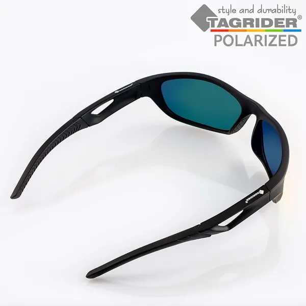 Поляризирани очила TAGRIDER N21 - Оранжеви огледални лещи, UV400 — снимка 4