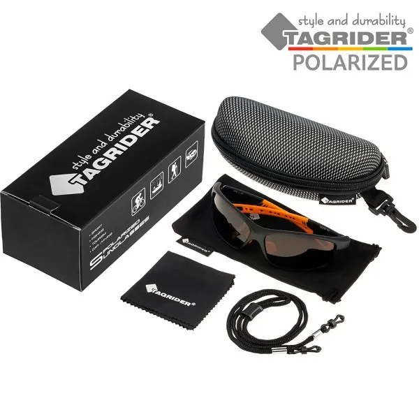 Поляризирани очила за риболов TAGRIDER N25 - Кафяви лещи, UV400 — снимка 7