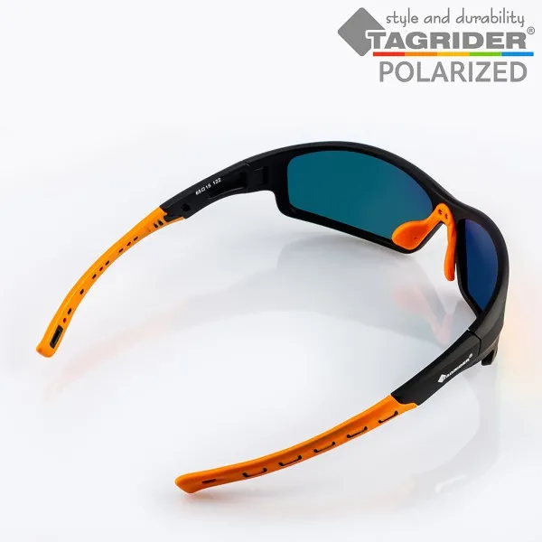 Поляризирани очила TAGRIDER N25 - Оранжеви огледални лещи, UV400 — снимка 4