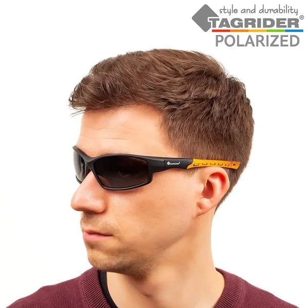 Поляризирани очила за риболов TAGRIDER N25 - Сиви лещи, UV400 — снимка 10