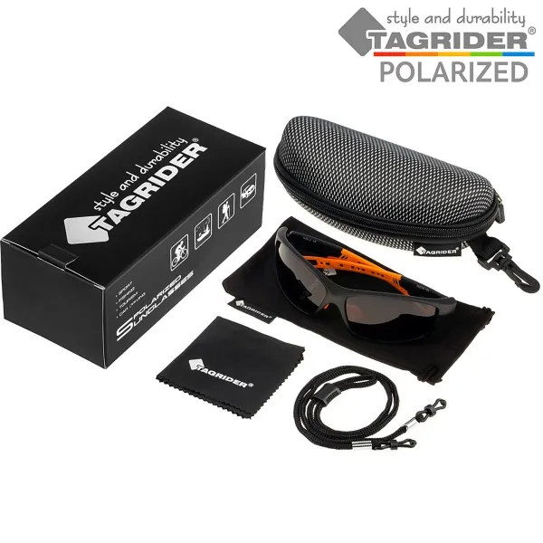 Поляризирани очила за риболов TAGRIDER N25 - Сиви лещи, UV400 — снимка 7