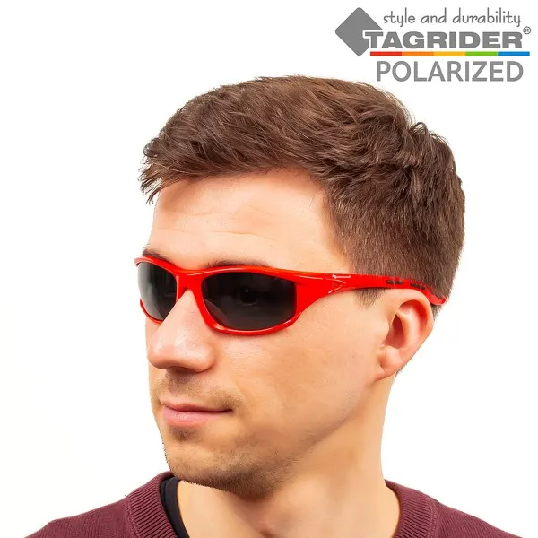 Поляризирани очила за риболов TAGRIDER N26 - Сиви лещи, UV400 — снимка 7