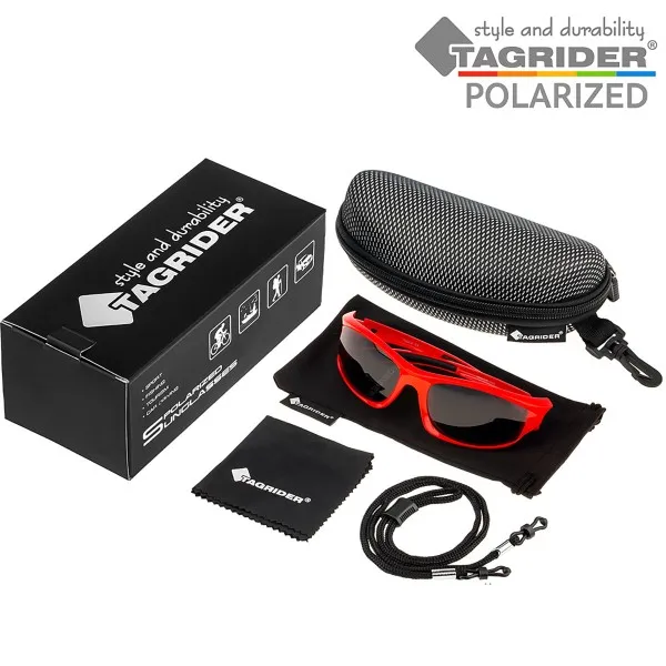 Поляризирани очила за риболов TAGRIDER N26 - Сиви лещи, UV400 — снимка 8
