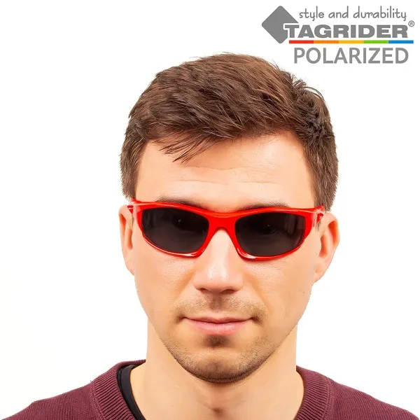 Поляризирани очила за риболов TAGRIDER N26 - Сиви лещи, UV400 — снимка 10