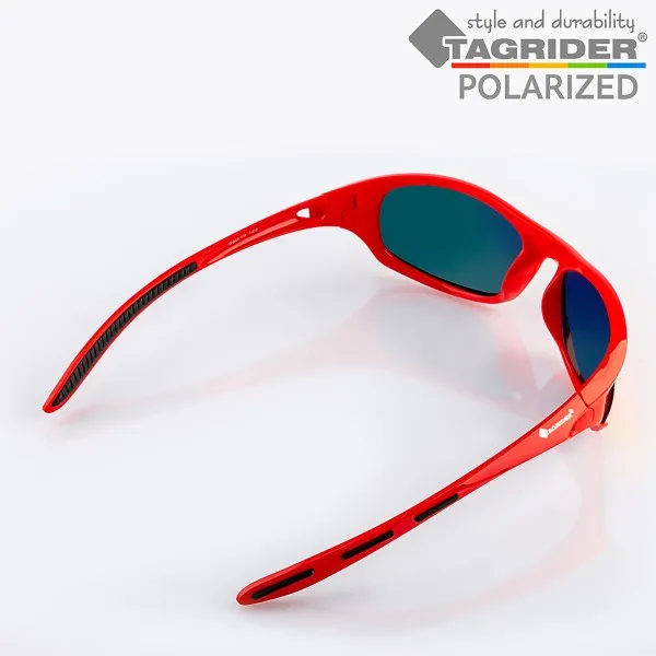 Поляризирани очила TAGRIDER N26 - Оранжеви огледални лещи, UV400 — снимка 4