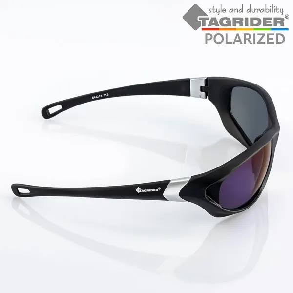Поляризирани очила TAGRIDER N27 - Сини огледални лещи, UV400 — снимка 3