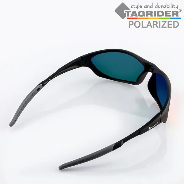 Поляризирани очила TAGRIDER N28 - Оранжеви огледални лещи, UV400 — снимка 4