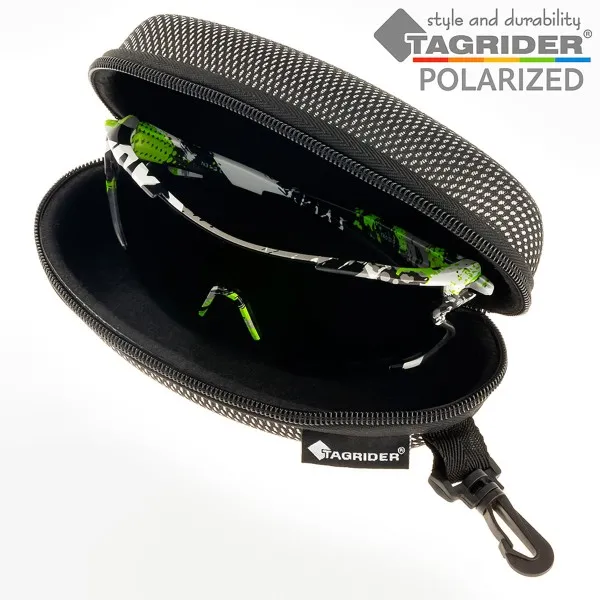 Поляризирани очила TAGRIDER N31 - Сиви лещи, UV400, Топ модел — снимка 9