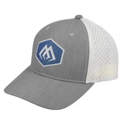 Шапка с козирка Mikado Cap Grey-White