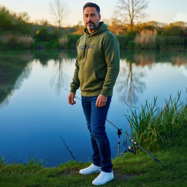 Суичър с качулка Sonik Hoody Green — снимка 2