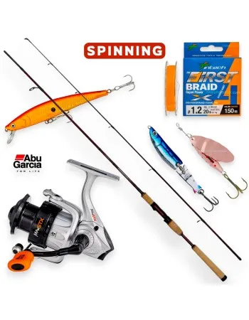 Комплект за дунавски спининг Abu Garcia Danube Spin CMB, 3.04 м, 10-40 г, STX30