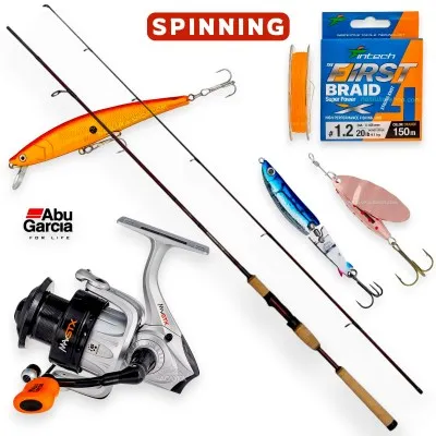 Комплект за дунавски спининг Abu Garcia Danube Spin CMB, 3.04 м, 10-40 г, STX30